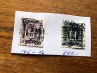 Danmark, stemplet, 165-66