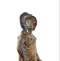 Figur / skulptur / Bronze, Ukendt , motiv: Herremand / Jæger