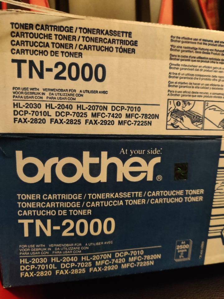 Blækpatroner, Brother, TN-2000