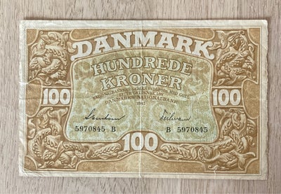 Danmark, sedler, 100 kr, 1943, Danmark 100 kr. 1943

B - 5970845

Heilmann serie 3

Forsendelse fra 