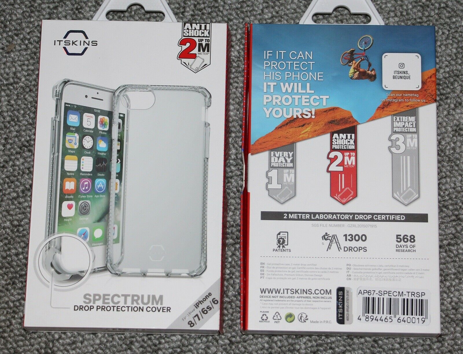 ITSKINS Supreme Clear Protect cover iPhone Xs Max - Mackabler.dk