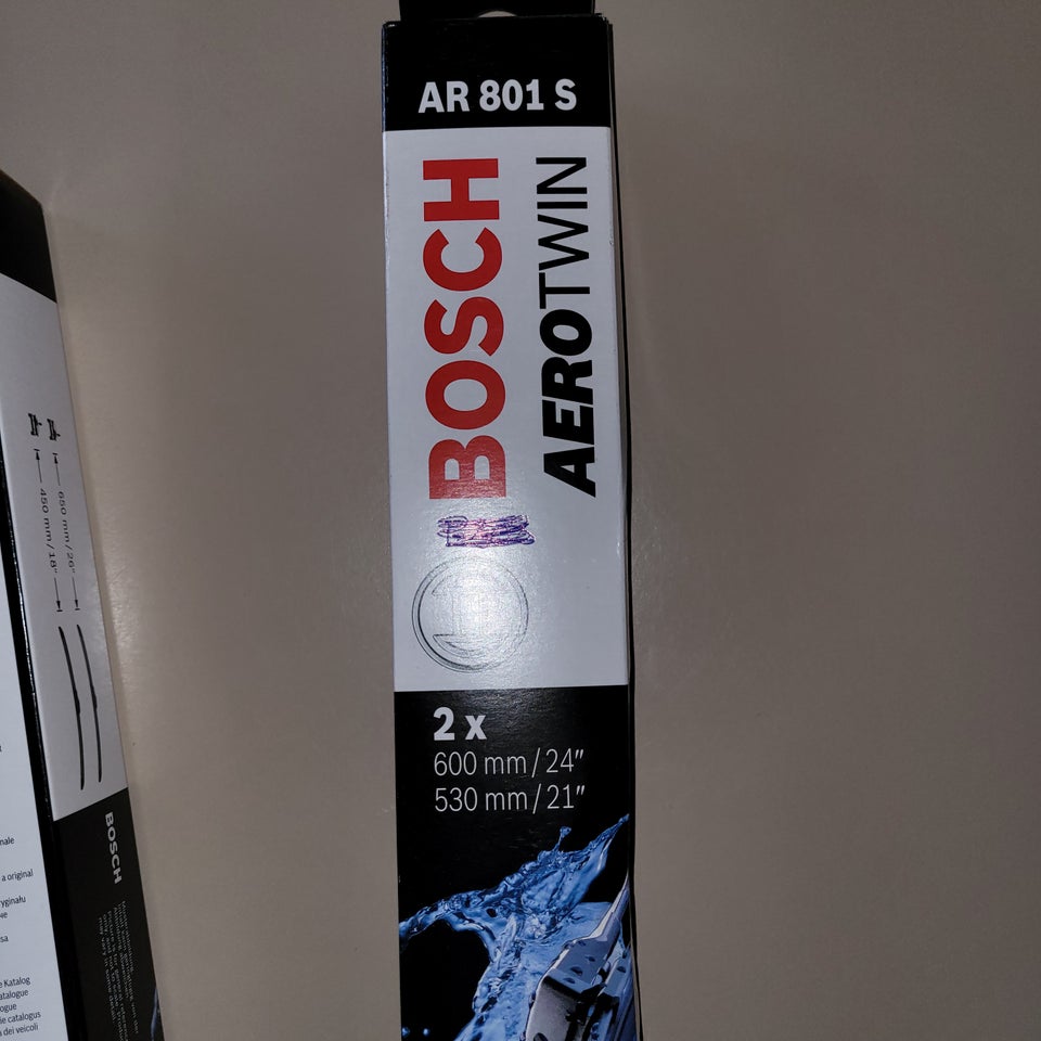 Vinduesvisker, Bosch AR801S Aerotwin