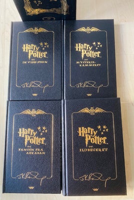 Sjældne Norske Harry Potter Bøger, J. K. Rowling, genre: ungdom, Harry Potter leatherbound Norwegian