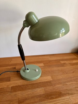 Arkitektlampe, Koranda, Gammel Bauhaus indspireret, industriel bordlampe fra 50’erne. Designet af Ch