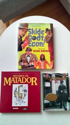 Bøger og blade, Olsen Banden / Matador bøger, 3 skønne bøger til Matador - samleren eller Olsen Band