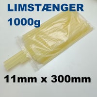 Lim, Limstænger 11mm x 300mm / 1000g