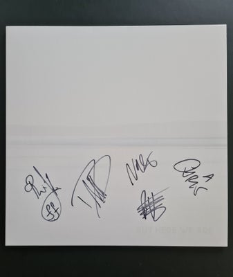 Autografer, FOO FIGHTERS "BUT HERE WE ARE" Vinyl, Signed by: Dave Grohl, Pat Smear, Nate Mendel, Chr