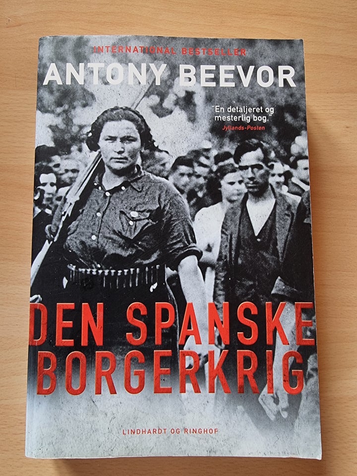 Den spanske borgerkrig, Antony Beevor, emne: historie og