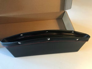2x schwarz Autositz Lücke Ablagefächer Lückenfüller Storage Box für Audi BMW  VW