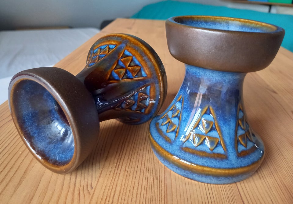 Keramik Søholm lysestager