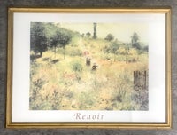 Kunsttryk i Ramme, Pierre-Auguste Renoir, motiv: Chemin