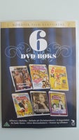6 dvd boks, DVD, komedie