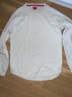 Sweatshirt, Supreme, str. M,  Hvid,  Bomuld,  Næsten som ny, Sælger den her Supreme Sweatshirt 

Str