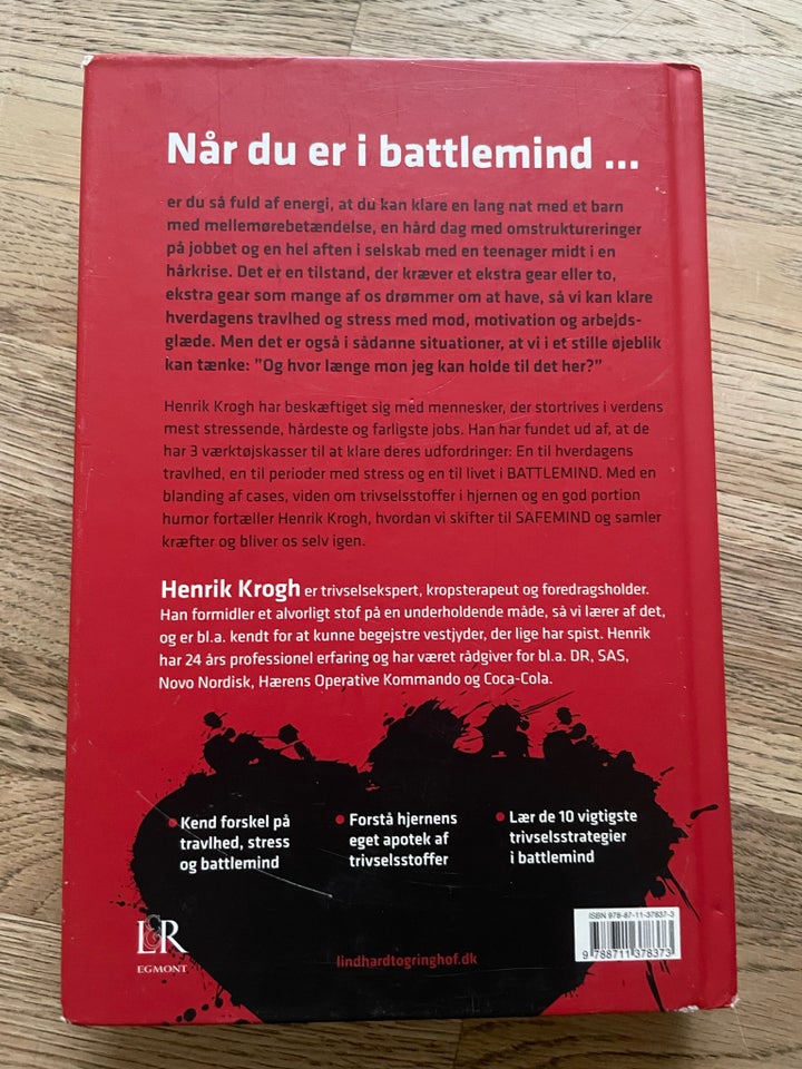 Fra battlemind til safemind, Henrik Krogh, emne: personlig