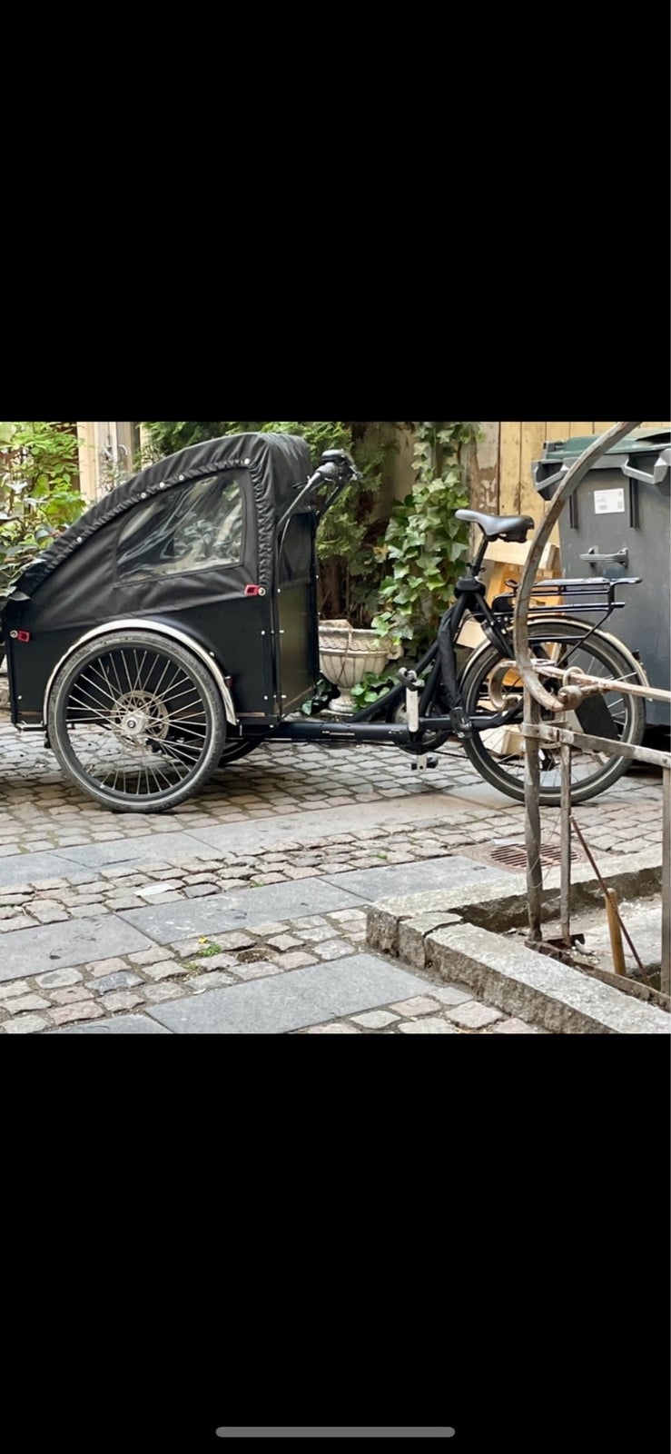 Christiania cykel, inkl kvitt, lås, batteri, lader