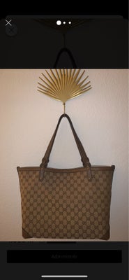 Shopper, Gucci, stof, Gucci skuldertaske. Købt igennem Vestiaire collection. Dustbag medfølger og æg