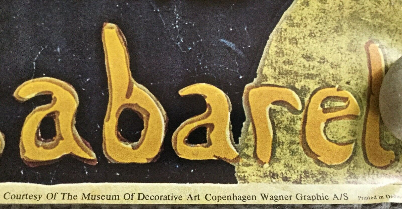 Plakat, F. Lautrec, motiv: Ambassadeurs artiste Bruant
