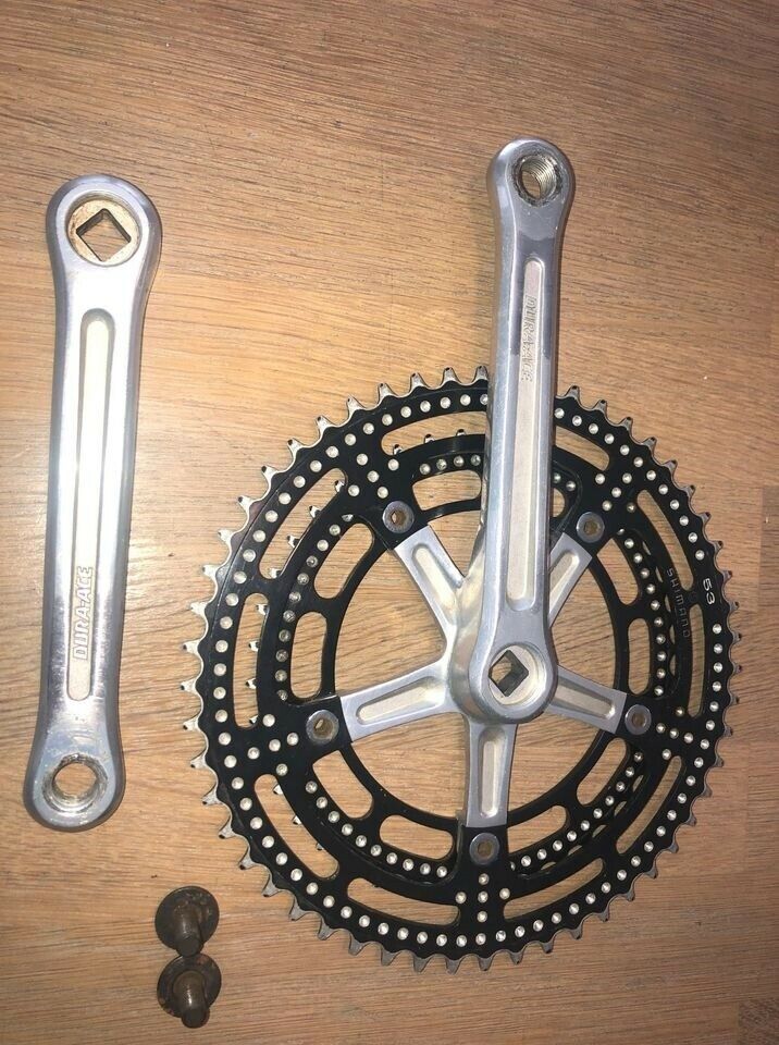 Kranksæt, shimano dura ace first generation crankset