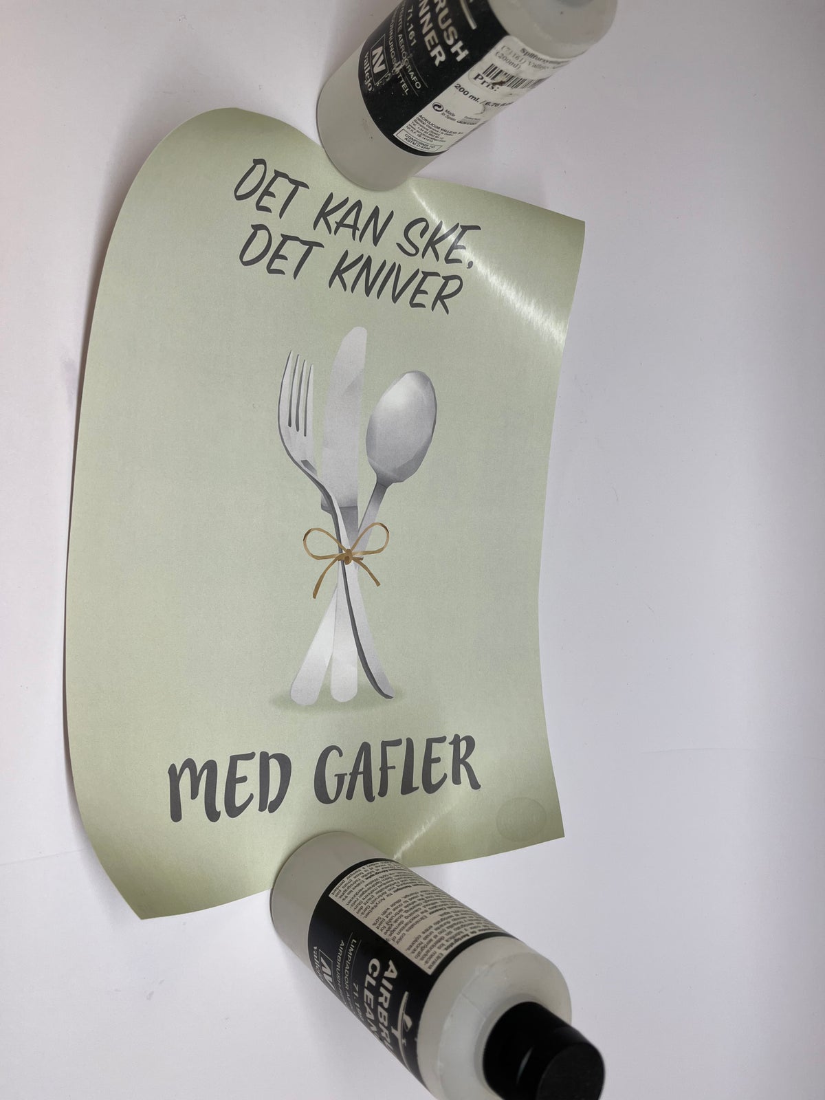 dreng klima Bermad Plakat, Hipd, motiv: Det kan ske at det kniver med gafler – dba.dk – Køb og  Salg af Nyt og Brugt