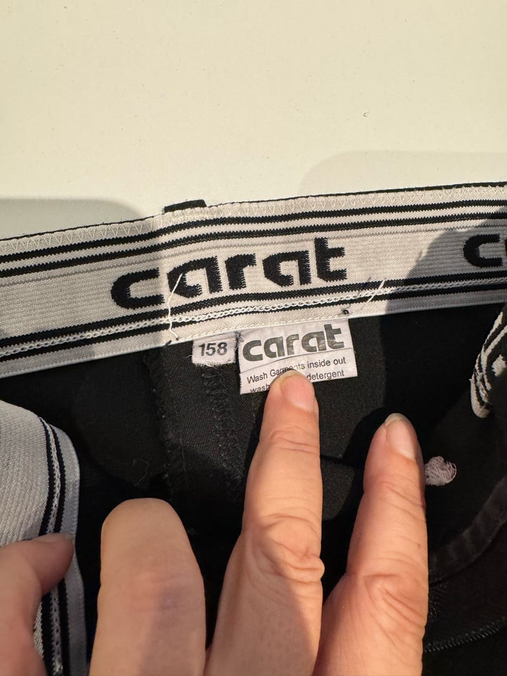 Ridebukser, Carat fuldskindsbuks , str. 158 cm