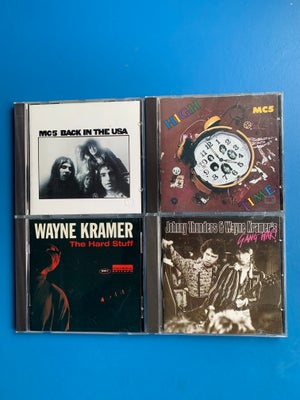 MC 5 / WAYNE CRAMER: 4 CD ALBUMS, rock, Back In The USA • High Time •The Hard Stuff • 
Gangwar •  ……