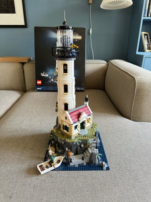 Lego Ideas, 21335 Lego motorized lighthouse, Original æske, manualer og ekstra klodser medfølger 

Ø