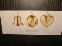 georg Jensen julekugle juleklokke og hjerte