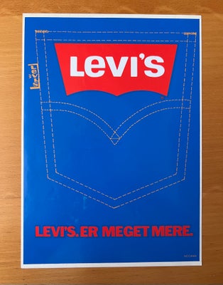 Klistermærker, Levi’s, Højde: 20 cm
Bredde: 14,5 cm
