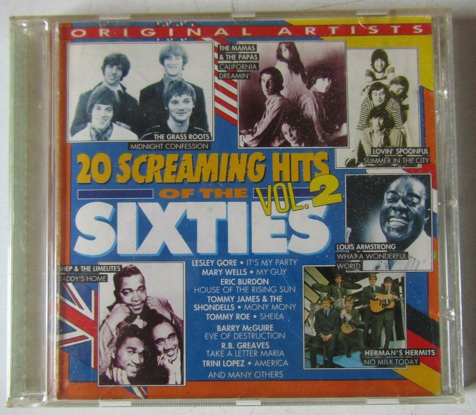 forskellige: 20 Screaming Hits of the Sixties, vol. 2, pop