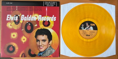 LP, Elvis, Elvis Golden Records (Gul vinyl), Cover: Se billede
Vinyl: NM