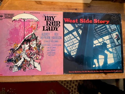 LP, Forskellige / se foto,  forskellige / se foto, Andet, 2 velholdte LP'er som nye.
West Side Story