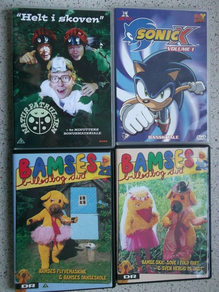 Børnefilm, DVD, familiefilm