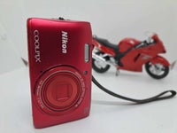 Nikon Coolpix S3600, 20 megapixels, 8 x optisk zoom