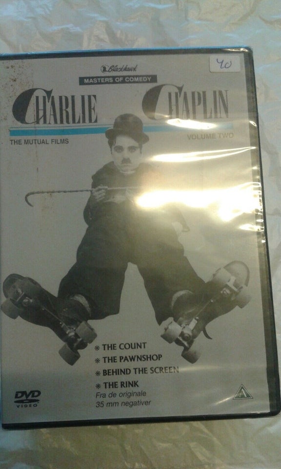 Charlie Chaplin 5 stk, DVD, andet