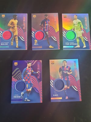Samlekort, Messi, Yamal, fodboldkort,  Barcelona trøje, Messi er nummeret 1/15
Yamal RC kort