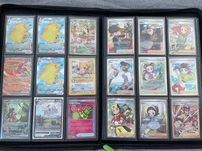 Samlekort, Pokemon kort, art rare, ar, Pikachu, trainer, træn, pokemon, Pokemon kort, art rare, ar, 