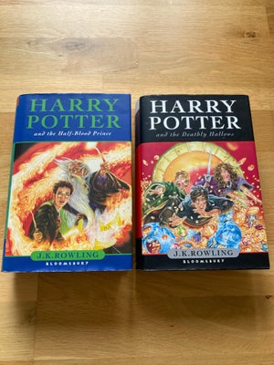 Harry Potter bind 6+7, J.K Rowling , genre: fantasy, Sælger Harry Potter og halvblodsprinsen (bind 6