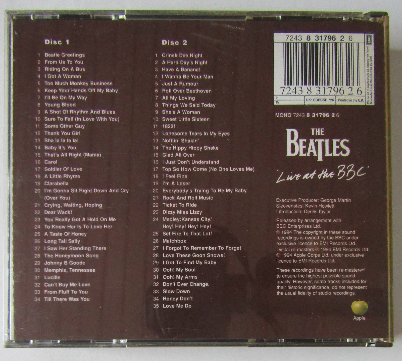 The Beatles: Live at the BBC, pop