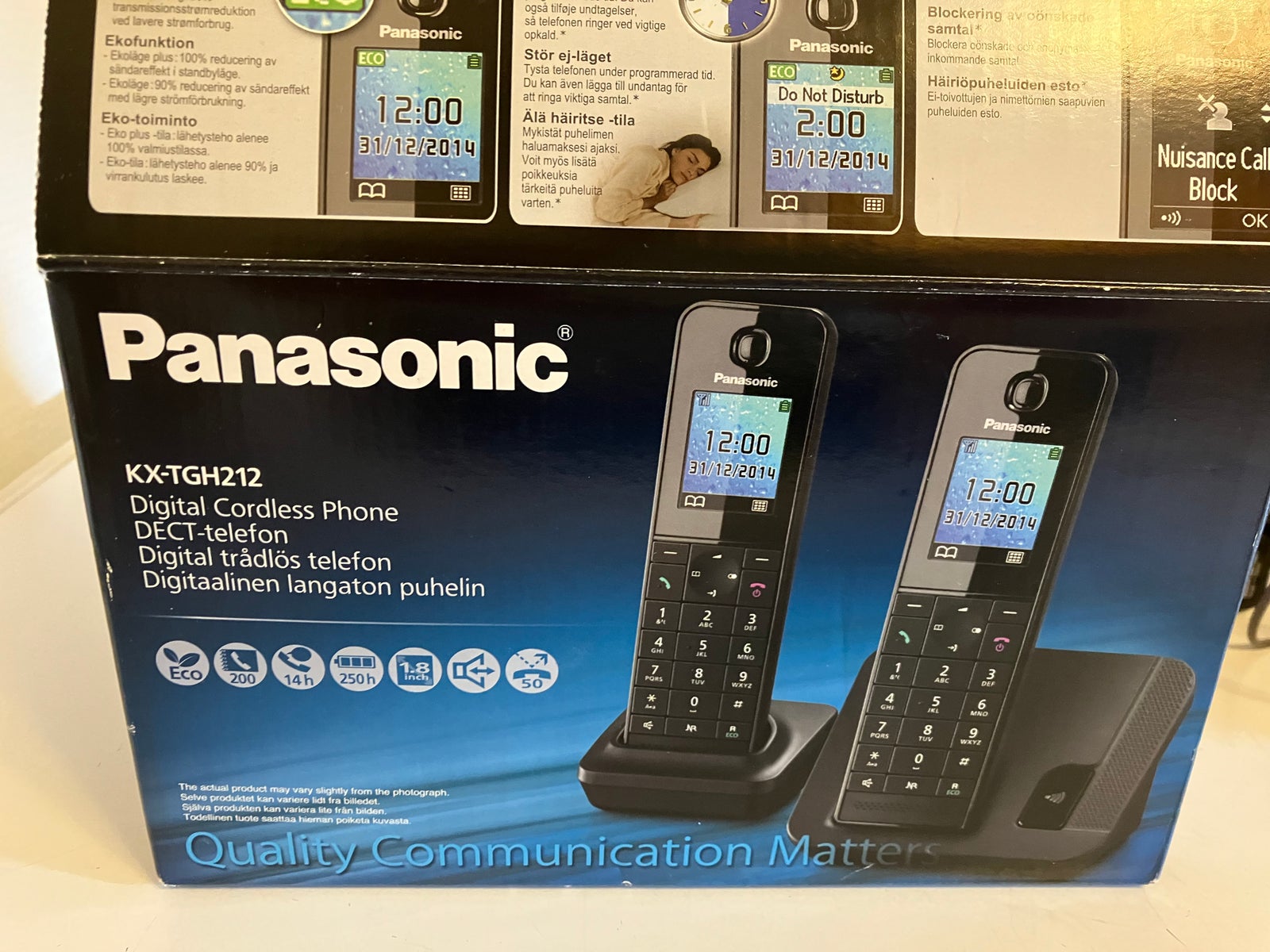 Anden telefon, Panasonic, KX-TGH212