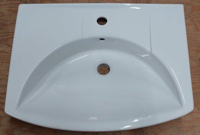 Håndvask porcelæn, Ifø sign 73620, Håndvask • Til Bæringer • Bredde 60 cm • Dybde 45,5 cm  • Højde 1