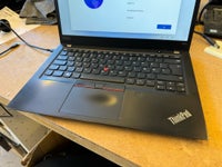 Lenovo Thinkpad T490s, Core i7 - op til 4,8 GHz, 16 GB ram