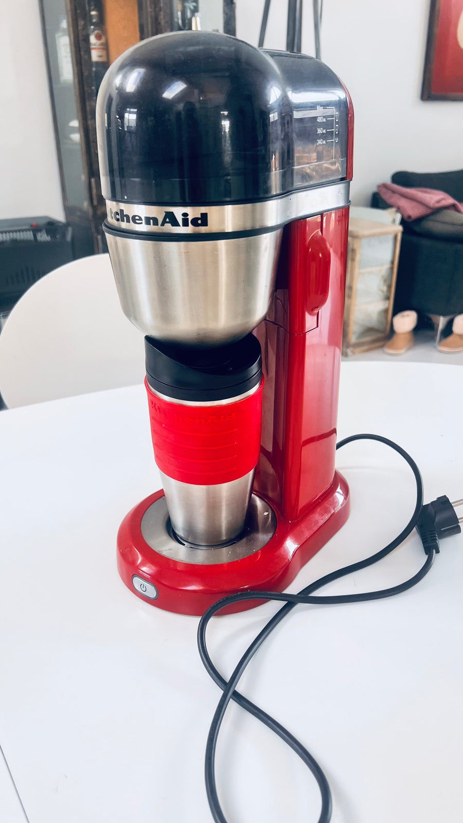 KitchenAid KCM0402ER Empire Red Personal Coffee Maker with