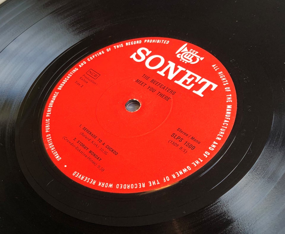 LP, BEEFEATERS, Meet You There...Sonet SLPS 1509 (1969)