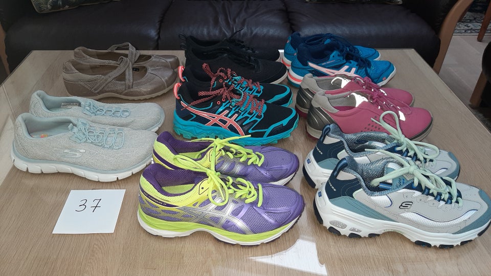 Anden damesko, str. 37, Scechers Asics Ecco