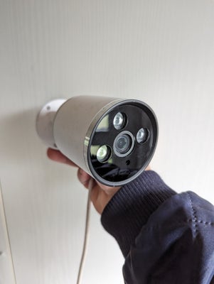 Overvågningskamera, Fantastisk trådløs wifi udendørs overvågningskamera
Super billed kvalitet
Muligh