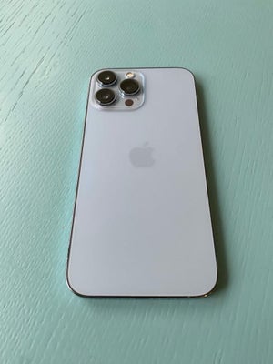 iPhone 13 Pro Max, 128 GB, blå, Perfekt, Sælger denne superfine iPhone 13 Pro Max i blå, som fungere