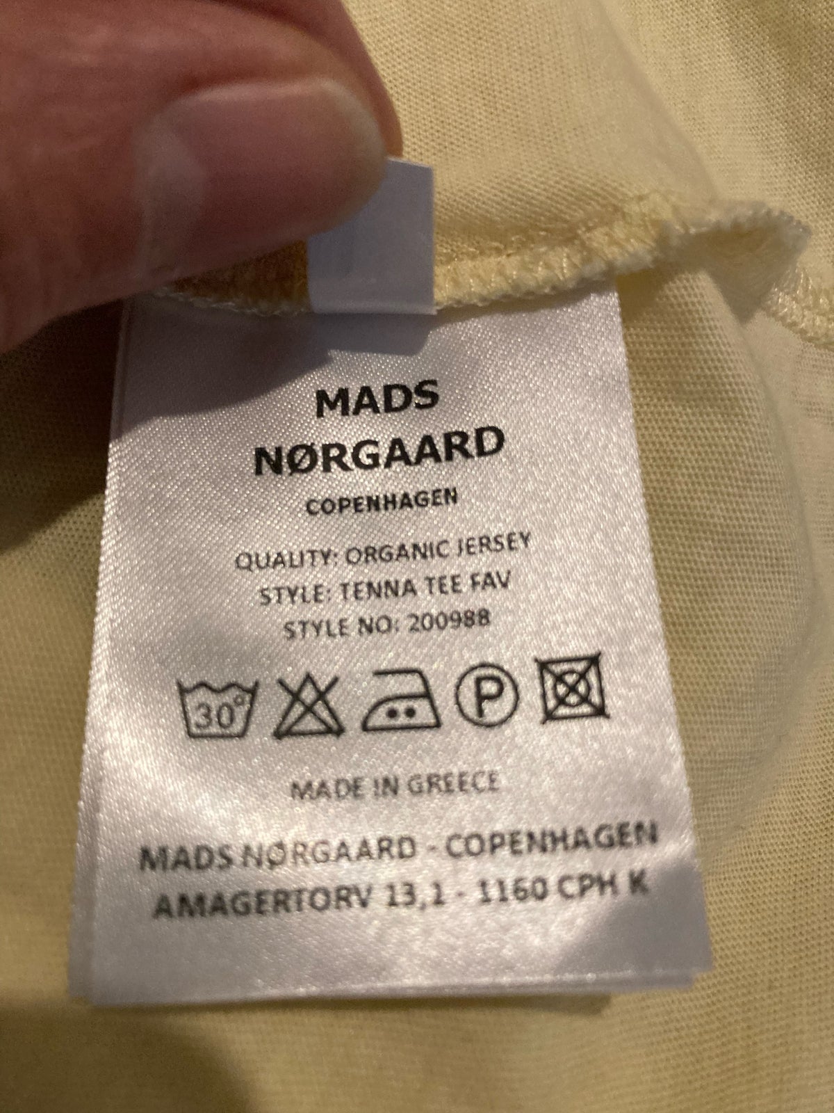 T-shirt, Mads nørgaard, str. XL