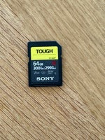 SD Kort, Sony TOUGH, 64 GB
