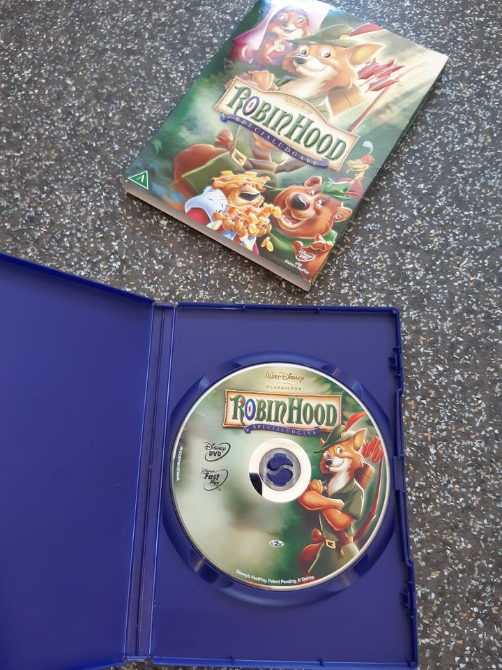 Robin Hood, instruktør Walt Disney, DVD