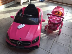 Pink Mercedes elbil
